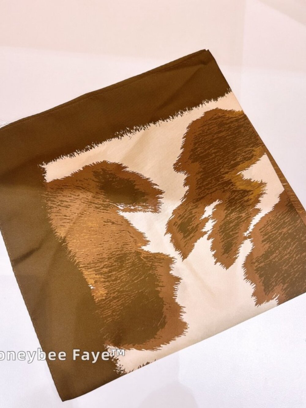 NWT Coach Wild Spots Print Silk Square Scarf CEH47